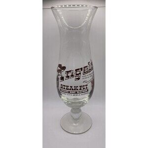 Vintage Large Size “Angelo’s Steak Pit Florida”. Glass Mug
